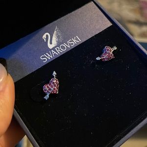 Valentines edition Swarovski heart shaped earrings